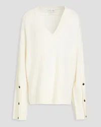 Loulou Studio Oversized wool and cashmere-blend sweater - White White