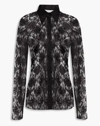 Philosophy Di Lorenzo Serafini Chantilly lace shirt - Black Black