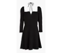 Crepe mini dress - Black