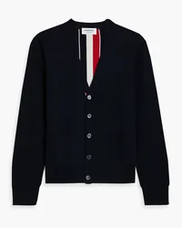 Thom Browne Striped merino wool cardigan - Blue Blue