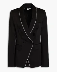 Veronica Beard Jagger embellished crepe-satin blazer - Black Black