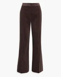 Iris & Ink Felicity cotton-corduroy flared pants - Brown Brown