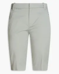 Vince Cotton-blend twill shorts - Gray Gray