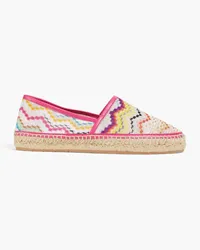 Missoni Crochet-knit espadrilles - Pink Pink