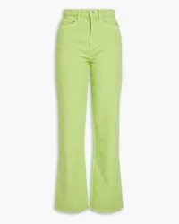 WANDLER Rose cotton corduroy straight-leg pants - Green Green