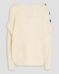 IRO Alice ribbed wool-blend sweater - White White