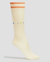 Marni Metallic knitted socks - White White