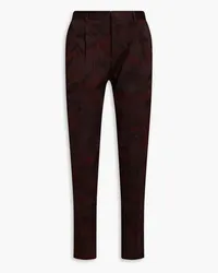 Valentino Garavani Camouflage-print cotton-twill pants - Brown Brown