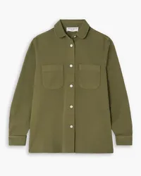 Officine Generale Ilona cotton-twill shirt - Green Green