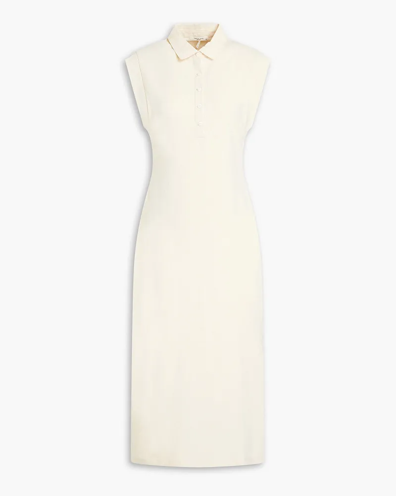 Rag & Bone Mckenna ribbed cotton-jersey midi dress - White White