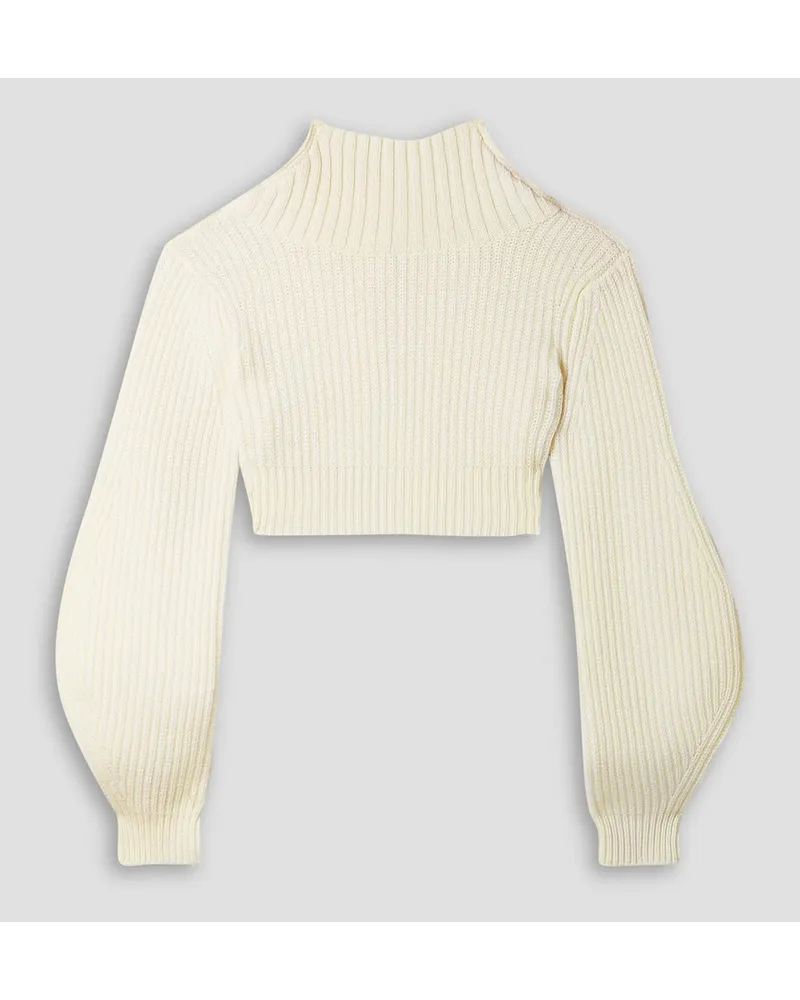 A.L.C. A C. - Ribbed wool sweater - White White