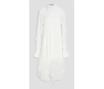Clarity embroidered voile shirt - White