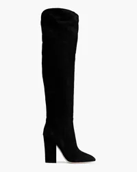 Sergio Rossi Suede over-the-knee boots - Black Black