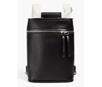 Two-tone leather backpack - Black - OneSize