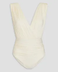 Marysia Gadsen ruched swimsuit - White White