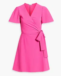 RED Valentino Crepe mini wrap dress - Pink Pink