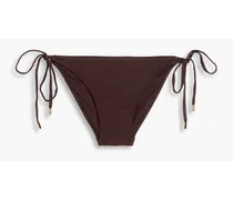 Canary low-rise bikini briefs - Brown