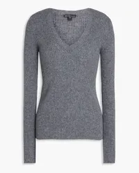 James Perse Ribbed cashmere sweater - Gray Gray