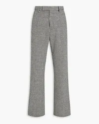 Thom Browne Houndstooth wool pants - Black Black