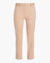 Joseph Cropped cotton-blend poplin slim-leg pants - Neutral Neutral