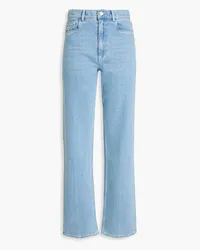 WANDLER Poppy high-rise straight-leg jeans - Blue Blue