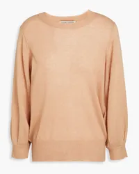 Autumn Cashmere Cashmere and silk-blend sweater - Neutral Neutral