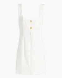 Le Kasha 1918 Masai linen-gauze mini dress - White White