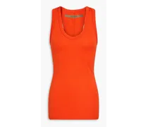 Pima cotton-jersey tank - Orange
