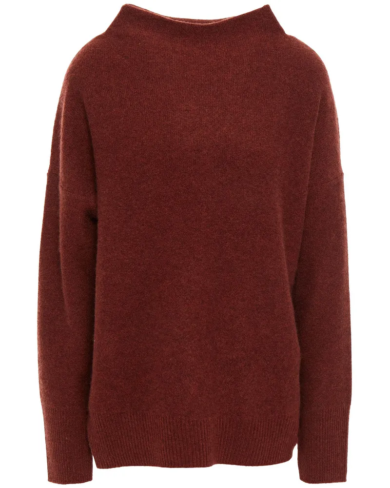 Vince Marled cashmere sweater - Burgundy Burgundy