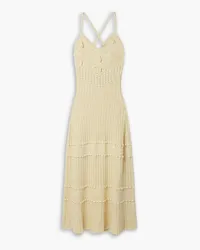 Etro Barbara linen and silk-blend maxi dress - Yellow Yellow