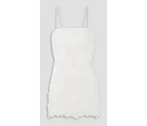 Raie guipure lace mini dress - White