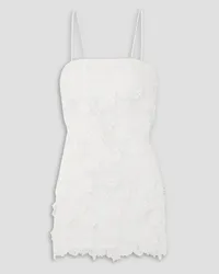 Zimmermann Raie guipure lace mini dress - White White