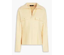 Perrott wool and cashmere-blend polo sweater - Yellow