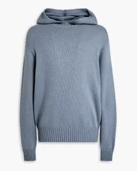 LE 17 SEPTEMBRE Knitted hoodie - Blue Blue