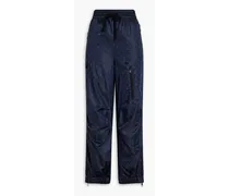 Jacquard tapered pants - Blue