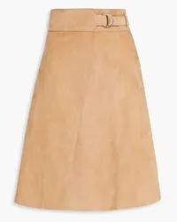 Ferragamo Suede wrap skirt - Neutral Neutral