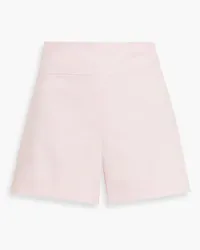 Alice + Olivia Alice Olivia - Donald linen-blend shorts - Pink Pink