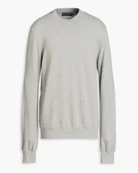 Dolce & Gabbana French cotton-blend terry sweatshirt - Gray Gray