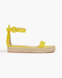 Gianvito Rossi Suede sandals - Yellow Yellow