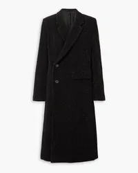 Petar Petrov Metallic ribbed corduroy coat - Black Black