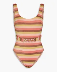 Zimmermann Striped swimsuit - Pink Pink