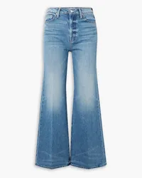 Mother The Tomcat Roller mid-rise wide-leg jeans - Blue Blue