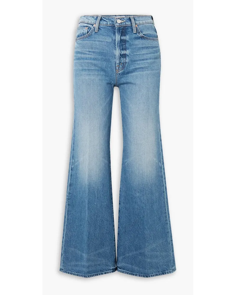 Mother The Tomcat Roller mid-rise wide-leg jeans - Blue Blue