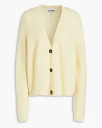 Ganni Knitted cardigan - Yellow Yellow