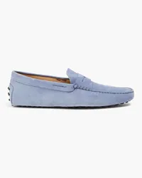 TOD'S Suede driving shoes - Blue Blue