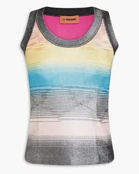 Missoni Metallic space-dyed knitted tank - Blue Blue