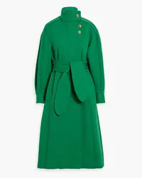 Zimmermann Belted twill coat - Green Green