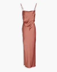 Nanushka Satin midi dress - Pink Pink