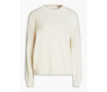 Leonora wrap-effect cotton sweater - Neutral