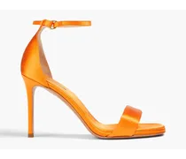 Satin sandals - Orange
